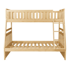 Bartly Natural Pine Twin/Full Bunk Bed - Ornate Home