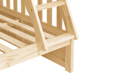 Bartly Natural Pine Twin/Full Bunk Bed - Ornate Home