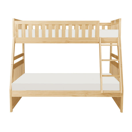 Bartly Natural Pine Twin/Full Bunk Bed - Ornate Home