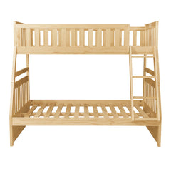 Bartly Natural Pine Twin/Full Bunk Bed - Ornate Home