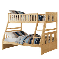 Bartly Natural Pine Twin/Full Bunk Bed - Ornate Home