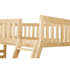 Bartly Natural Pine Twin/Full Bunk Bed - Ornate Home