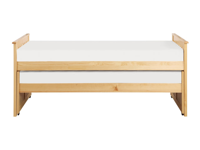 Bartly Natural Pine Twin/Twin Bed - Ornate Home