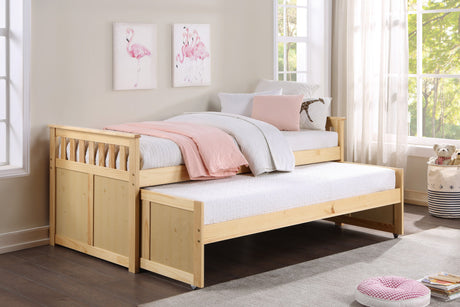Bartly Natural Pine Twin/Twin Bed - Ornate Home