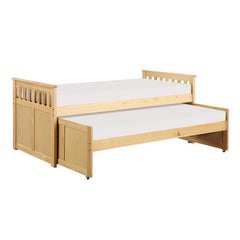 Bartly Natural Pine Twin/Twin Bed - Ornate Home