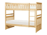 Bartly Natural Pine Twin/Twin Bunk Bed - Ornate Home