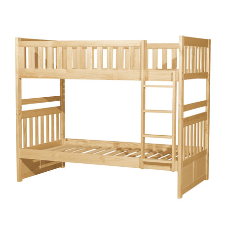 Bartly Natural Pine Twin/Twin Bunk Bed - Ornate Home