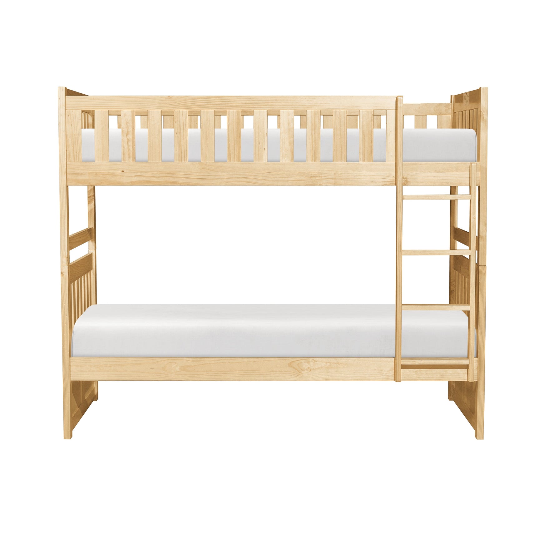 Bartly Natural Pine Twin/Twin Bunk Bed - Ornate Home