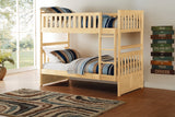 Bartly Natural Pine Twin/Twin Bunk Bed - Ornate Home