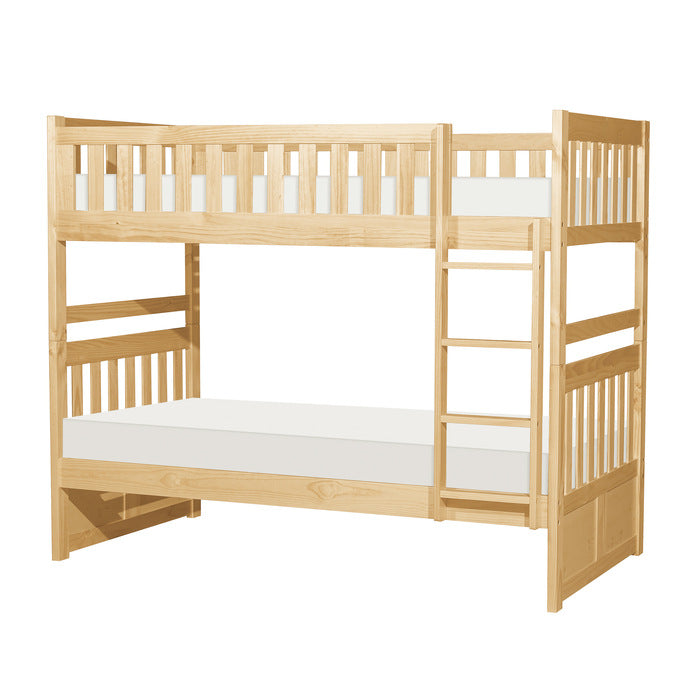 Bartly Natural Pine Twin/Twin Bunk Bed - Ornate Home