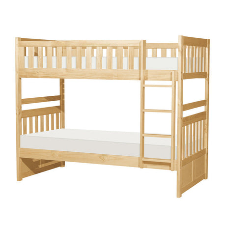 Bartly Natural Pine Twin/Twin Bunk Bed - Ornate Home