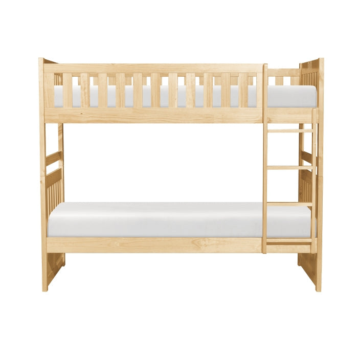 Bartly Natural Pine Twin/Twin Bunk Bed - Ornate Home