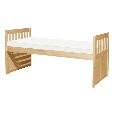 Bartly Natural Pine Twin/Twin Trundle Bed - Ornate Home