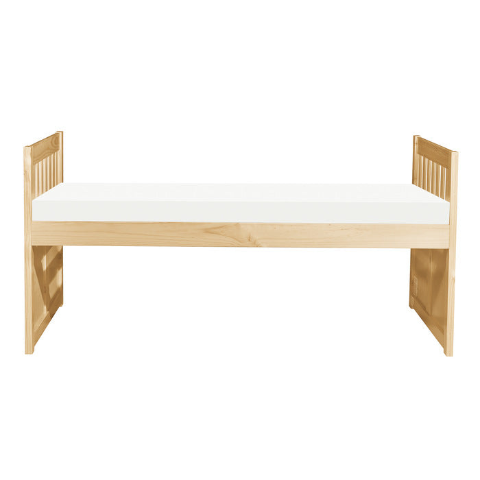 Bartly Natural Pine Twin/Twin Trundle Bed - Ornate Home