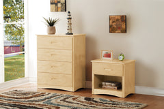 Bartly Pine Nightstand - Ornate Home
