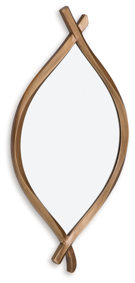 Bartner Antique Gold Finish Accent Mirror - Ornate Home