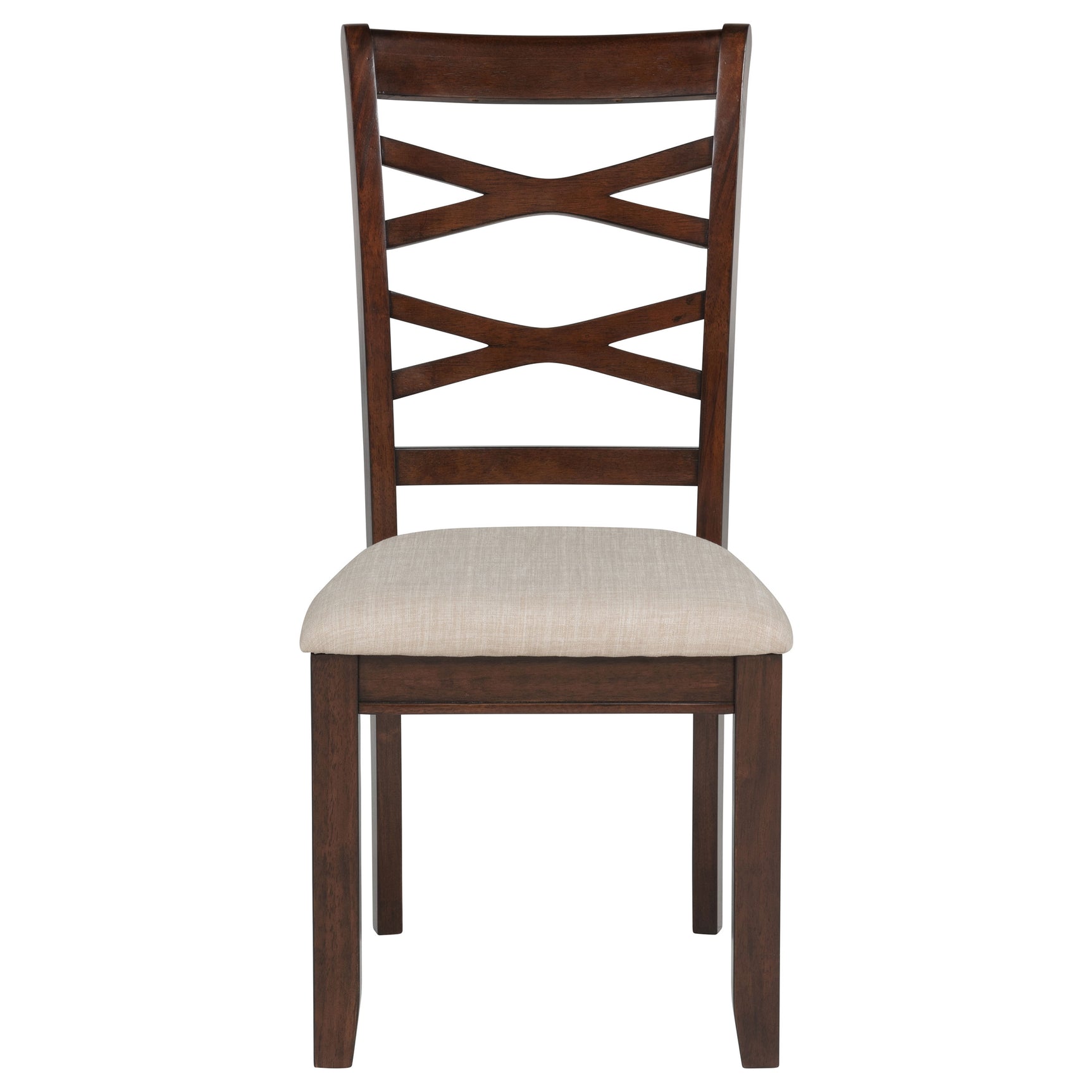 Barton Dark Brown 5-piece Round Wood Dining Table Set - Ornate Home