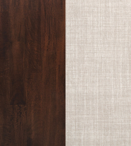 Barton Dark Brown 5-piece Round Wood Dining Table Set - Ornate Home