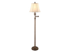 Barton Gold Swing Arm Floor Lamp (Set of 2) - Ornate Home