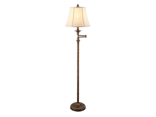 Barton Gold Swing Arm Floor Lamp (Set of 2) - Ornate Home