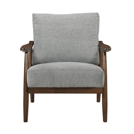 Barton Gray Accent Chair - Ornate Home