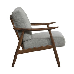 Barton Gray Accent Chair - Ornate Home