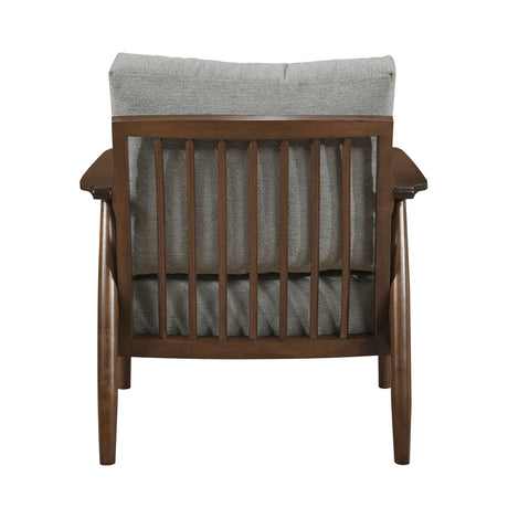 Barton Gray Accent Chair - Ornate Home