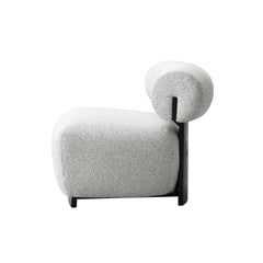 Bartow Accent Chair in Ivory and Black - Ornate Home