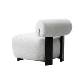 Bartow Accent Chair in Ivory and Black - Ornate Home