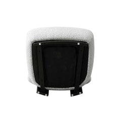 Bartow Accent Chair in Ivory and Black - Ornate Home