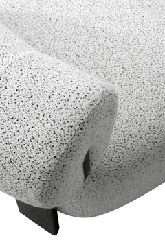 Bartow Accent Chair in Ivory and Black - Ornate Home