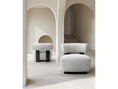 Bartow Accent Chair in Ivory and Black (Set of 2) - Ornate Home