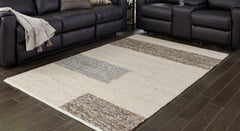 Barus Beige/Brown/Gray 5' x 7' Rug - Ornate Home
