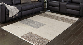 Barus Beige/Brown/Gray 5' x 7' Rug - Ornate Home