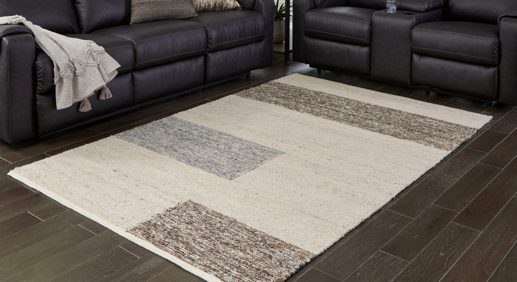 Barus Beige/Brown/Gray 8' x 10' Rug - Ornate Home