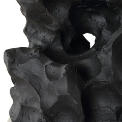 Basalt Black Stone Table Lamp - Ornate Home