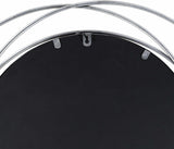 Basay Round Silver Gray Mirror - Ornate Home