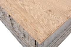 Base And Crown White Coffee Table - Ornate Home