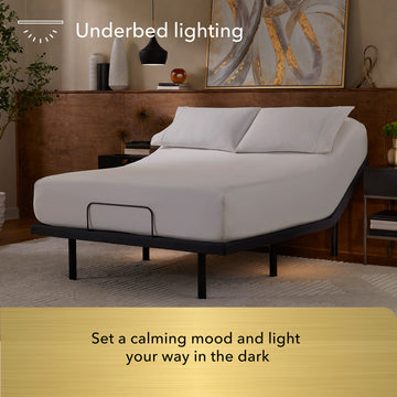 Baselogic Gold Gray King Adjustable Base - Ornate Home