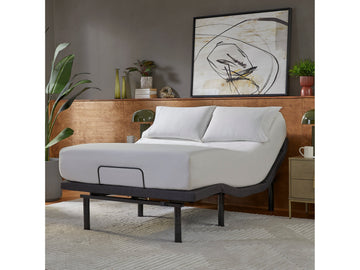 Baselogic Platinum Gray Cal King Split Adjustable Base - Ornate Home