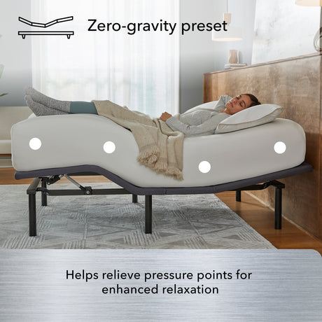 Baselogic Silver Gray Full Adjustable Base - Ornate Home