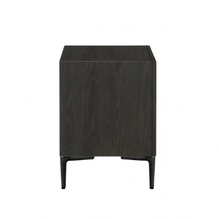 Bashford Espresso Nightstand - Ornate Home