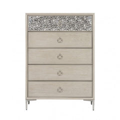 Bashford Natural Oak Queen 5 Piece Bedroom Set w/Chest - Ornate Home