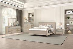 Bashford Natural Oak Queen Bed - Ornate Home