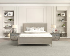 Bashford Natural Oak Queen Bed - Ornate Home