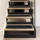 Basic Stair Tread Rugs, Black - Clearance - Ornate Home