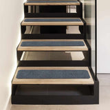 Basic Stair Tread Rugs, Light Gray - Clearance - Ornate Home