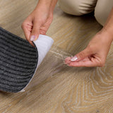 Basic Stair Tread Rugs, Light Gray - Clearance - Ornate Home
