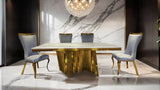 Basilicata Gold Dining Table - Ornate Home