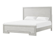 Basilone White Eastern King Bed - Ornate Home